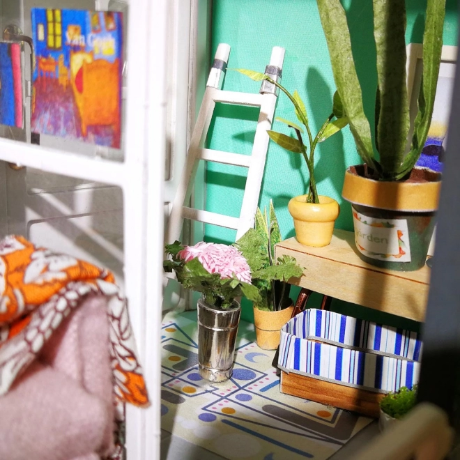 Balkón snů - DIY miniaturní domek