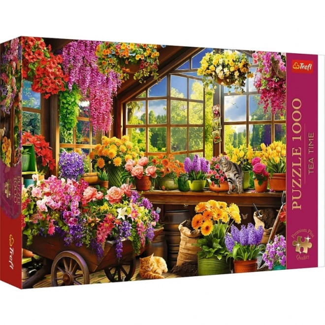 Puzzle 1000 dílků Premium Plus Přípravy na jaro