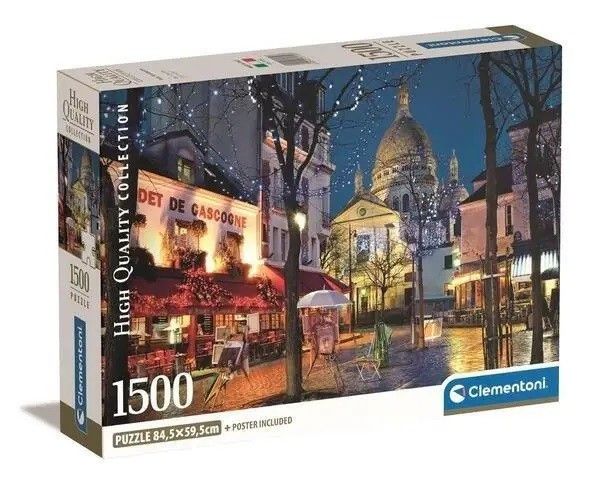 Puzzle 1500 dílků Compact Paris Montmarte