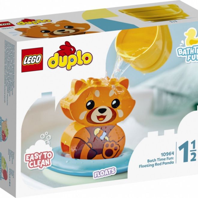 LEGO Duplo 10964 Legrace ve vaně: Plovoucí panda červená