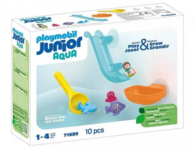 Sada s figurkou Junior Aqua 71 689 Skluzavka s mořskými živočichy