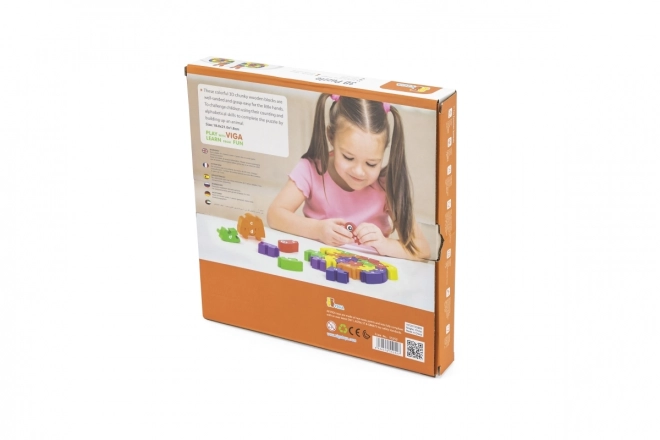 3D Puzzle - Šnek s písmenky