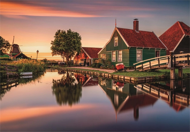 Puzzle 1500 dílků Zaanse Schans