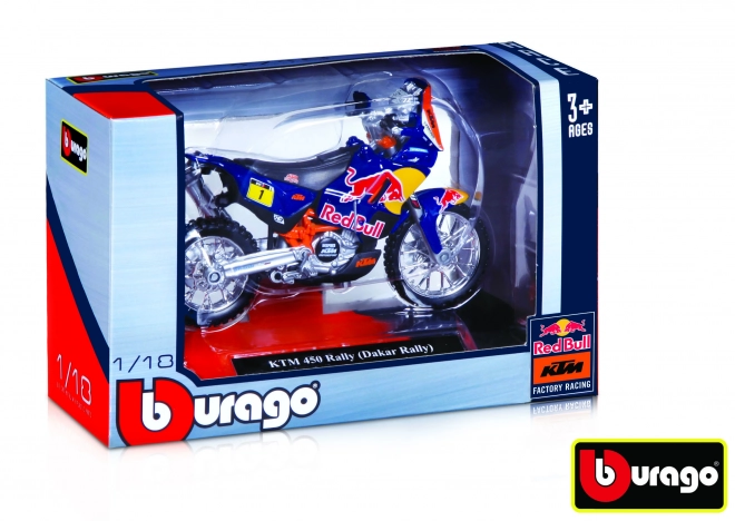 Bburago Red Bull Factory KTM Racing motorka 1:18, různé druhy