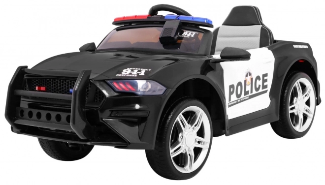 Dětské elektrické auto GT Sport Police Černé