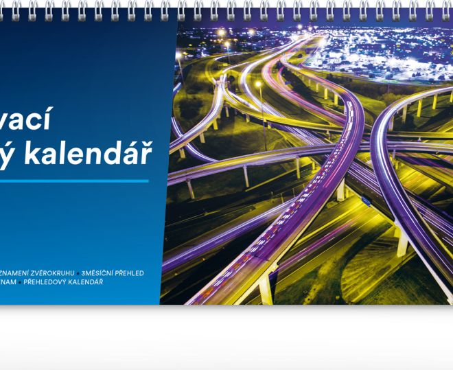 Stolní kalendář Plánovací daňový 2024, 33 × 14,5 cm