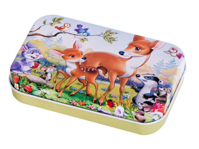 Dětské puzzle s čísly - srnky