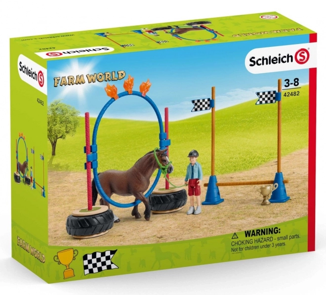 SCHLEICH Farm World® 42482 Závod v agility pro pony