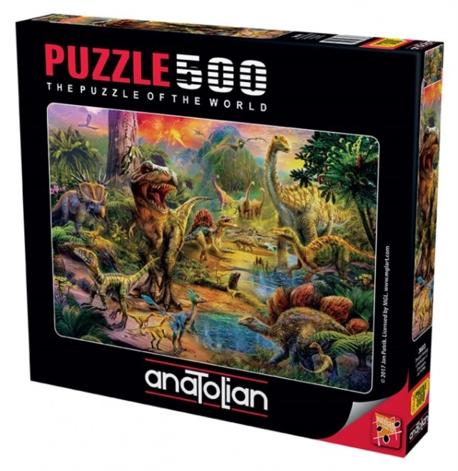 ANATOLIAN Puzzle Království dinosaurů 500 dílků