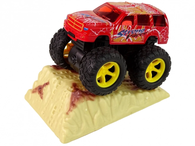 Monster Truck Big Foot gumové pneumatiky rampa