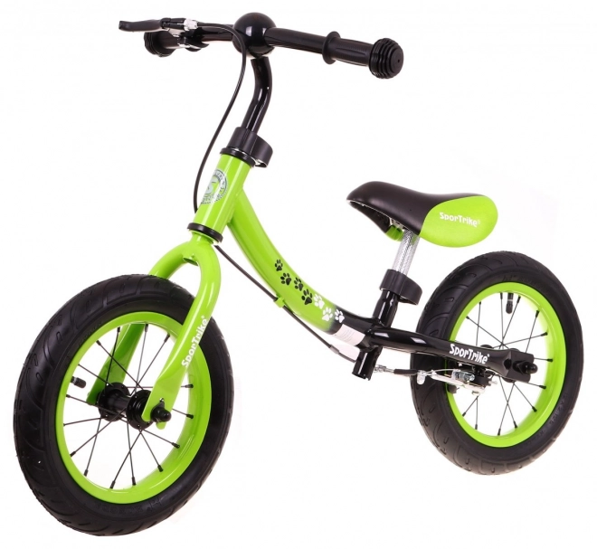 Dětské krosové kolo Boomerang SporTrike Green Učíme se jezdit + variabilní uspořádání rámu