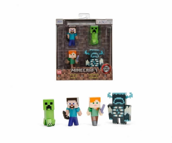 Minecraft kovová figurka 4-pack 6 cm