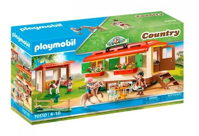 Venkovská figurková sada 70510 Kempování s poníky a přívěsem