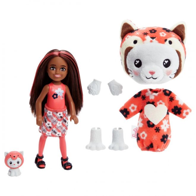 Panenka Barbie Cutie Reveal Chelsea Kitten - Panda