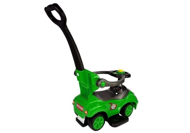 Mega Car 3v1 Push Ride Green