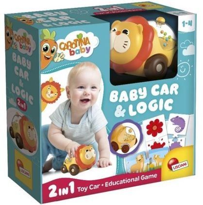 Lví auto a puzzle hra - Carotina Baby