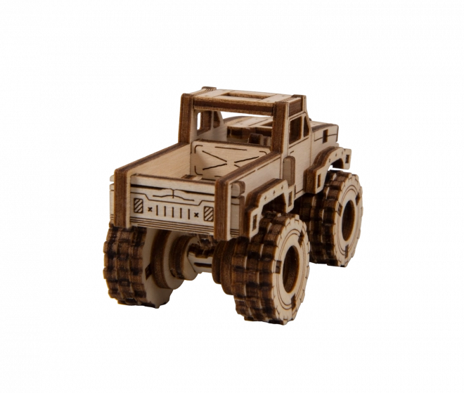 Wooden City 3D puzzle Superfast Monster Truck č.3