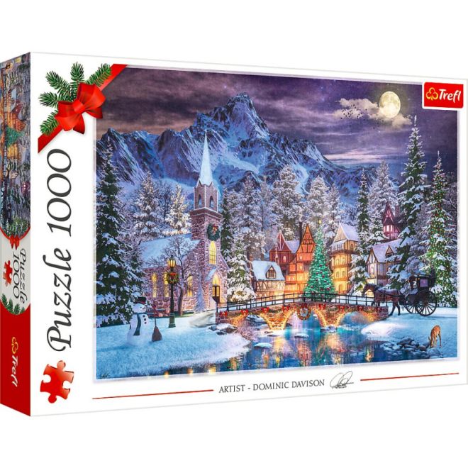 Puzzle 1000 prvků Vánoční atmosféra