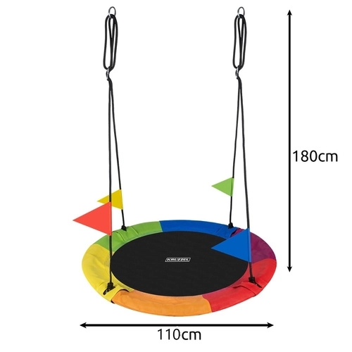 Dětská závěsná houpačka Bocianí hnízdo 110 cm