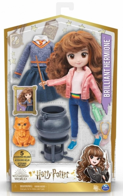 Harry Potter modní panenka Hermiona s doplňky 20 cm
