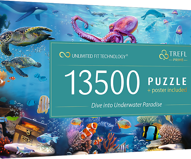TREFL Puzzle UFT Ponoření do podmořského ráje 13500 dílků