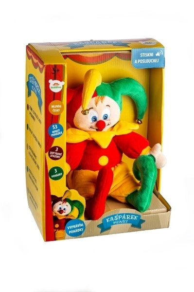 Pohádky vyprávějící kašpárek 30 cm