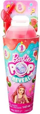 Lalka Barbie Pop Reveal Ovocný džus červený