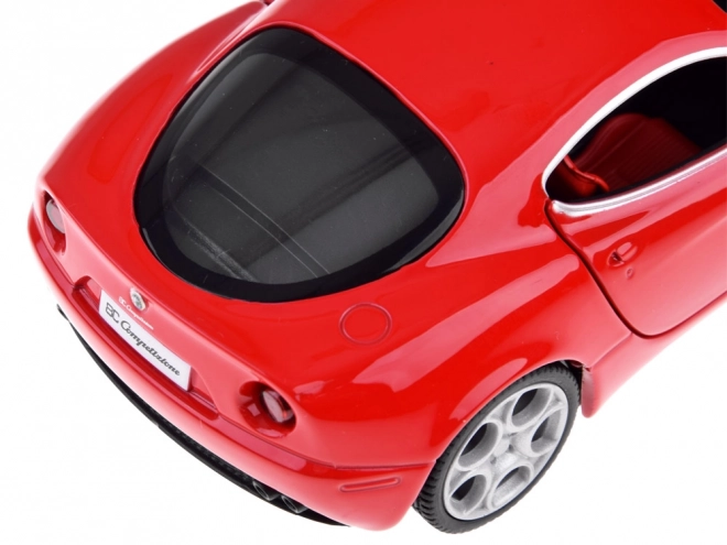 Kovový model auta Alfa Romeo 8C Competizione měřítko 1:32