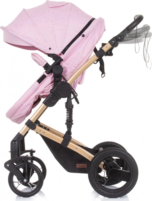 CHIPOLINO Kočárek kombinovaný Camea 2v1 – Rose water