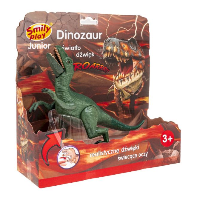 Dinosaurus světlo, zvuk, Raptor zelený