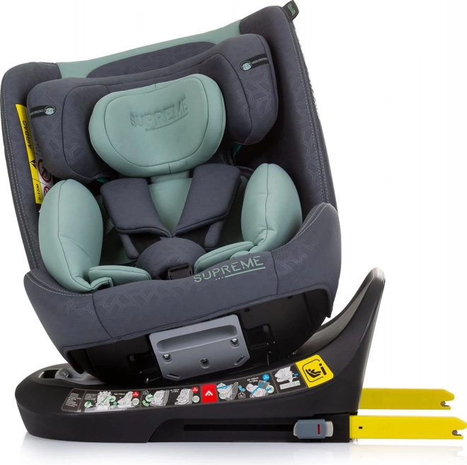 CHIPOLINO Autosedačka Supreme i-Size 40-150cm Isofix 360, Pastel Green