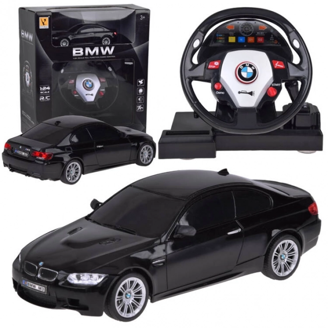 Sportovní vůz BMW 1:24 s volantem RC0661