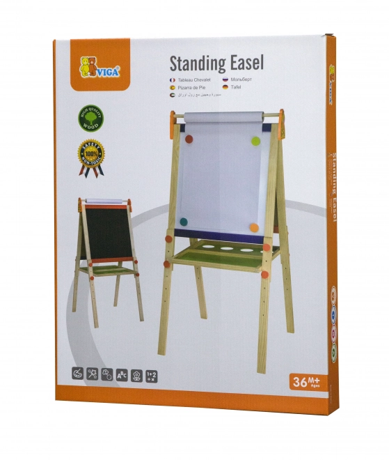 Magnetická oboustranná kreslící tabule pro děti velká