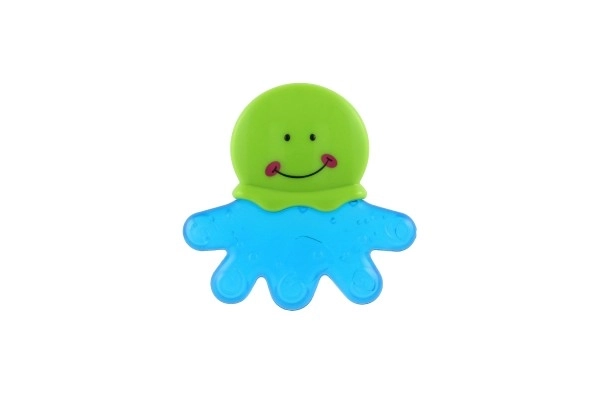 Kousátko chladící zvířátko plast/silikon 9x9cm 2 druhy na kartě 3m+