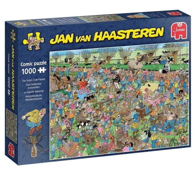 JUMBO Puzzle JvH Holandský řemeslný trh 1000 dílků