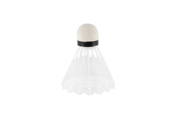 Míčky/Košíčky na badminton bílé plast 3ks na kartě 11x22cm