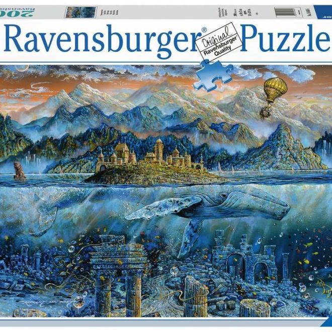 RAVENSBURGER Puzzle Moudrá velryba 2000 dílků