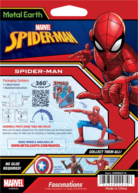 METAL EARTH 3D puzzle Avengers: Spider-Man