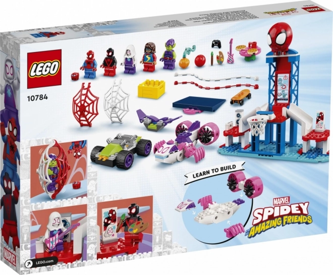 LEGO Spider-Man 10784 Spider-Man a pavoučí základna
