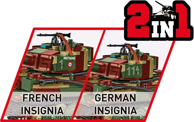 Model tanku Tiger I z 870 kostek