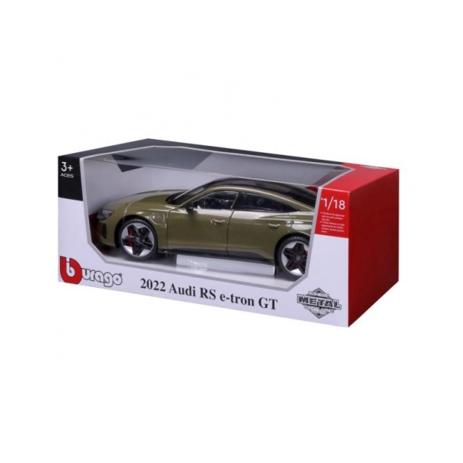 Bburago 1:18 Plus - 2022 Audi RS e-tron GT - Tactical Green