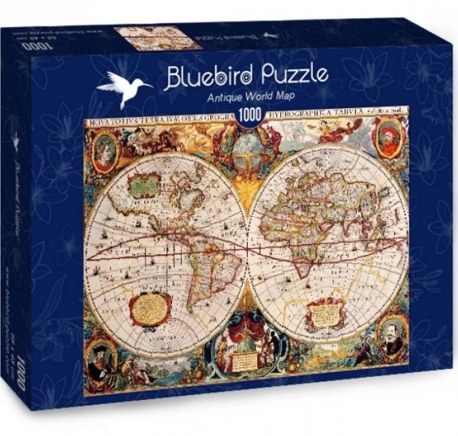 Puzzle Antická mapa světa 1000 dílků