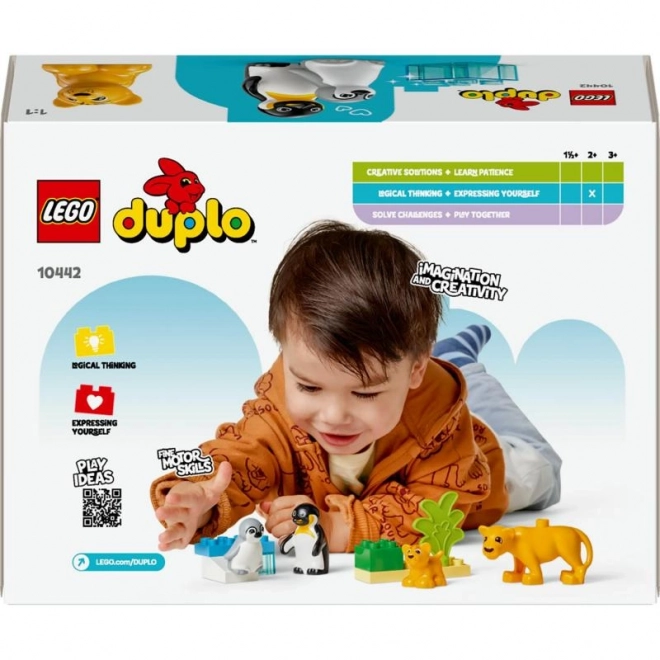 Lego Duplo Rodinky divokých zvířat: Tučňáci a lvi