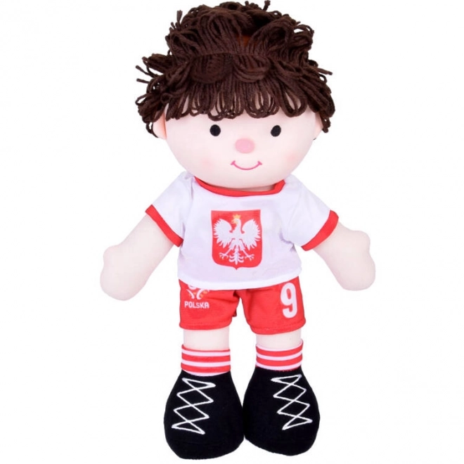 Plyšová panenka fotbalista