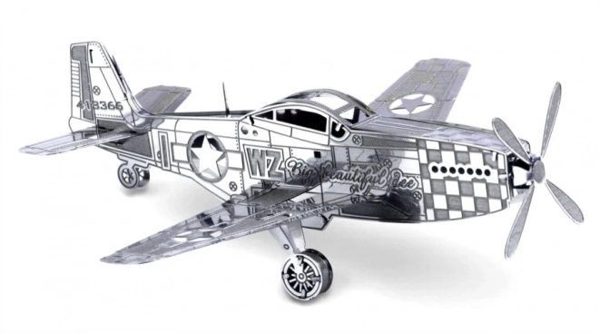 METAL EARTH 3D puzzle Letadlo Mustang P-51