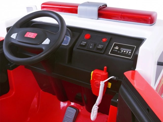Dětské hasičské auto na akumulátor s dálkovým ovládáním