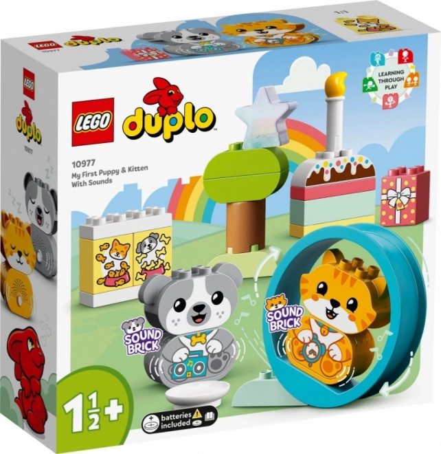LEGO Duplo 10977 Moje první štěňátko a koťátko vydávající zvuky