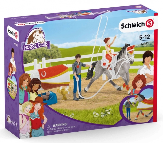 SCHLEICH Horse Club® 42443 Mia a set pro vaulting