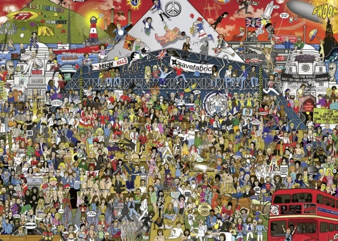 Puzzle historické britské hudby 2000 dílků