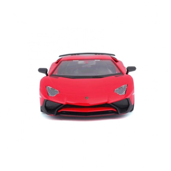 Kovový model Bburago Lamborghini Aventador červený 1:24